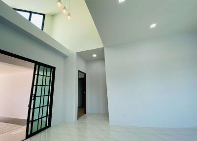 One-story detached house, Nordic style, 3 bedrooms, 3 bathrooms, Doi Saket zone.