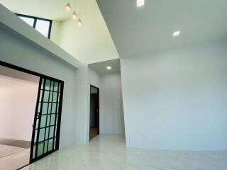 One-story detached house in Nordic, 3 bedrooms, 3 bathrooms, Doi Saket zone.