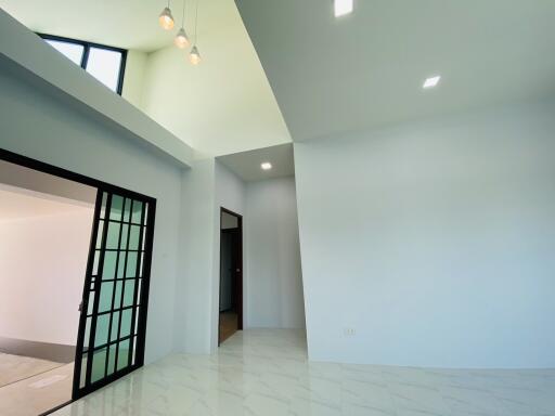 One-story detached house, Nordic style, 3 bedrooms, 3 bathrooms, Doi Saket zone.