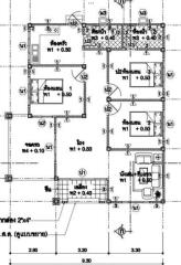 บ้านชั้นเดียวสไตล์ร่วมสมัย 3 ห้องนอน 2 ห้องน้ำ โซนสันป่าตอง