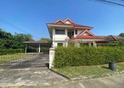 Detached house, 2 stories, modern style, 4 bedrooms, 3 bathrooms in San Phi Suea zone.