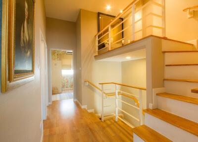 A 2-story townhouse in the European Urbanity style with 4 bedrooms and 3 bathrooms.