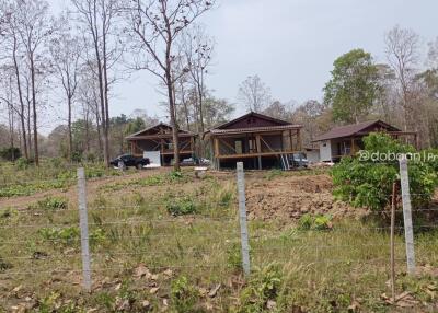 Beautiful land plot of 2 rai, 3 ngan, 48 square wah, located in Doi Saket zone.