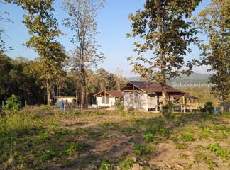 Beautiful land plot of 2 rai, 3 ngan, 48 square wah, located in Doi Saket zone.