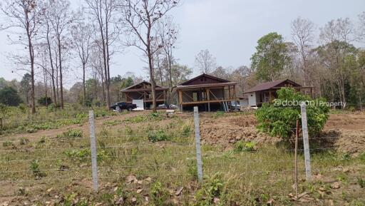 Beautiful land plot of 2 rai, 3 ngan, 48 square wah, located in Doi Saket zone.