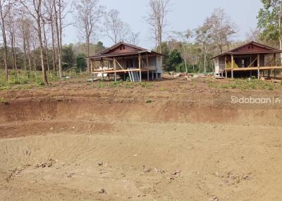 Beautiful land plot of 2 rai, 3 ngan, 48 square wah, located in Doi Saket zone.