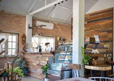 Cafe Shop/Home Office with Great Views in San Sai