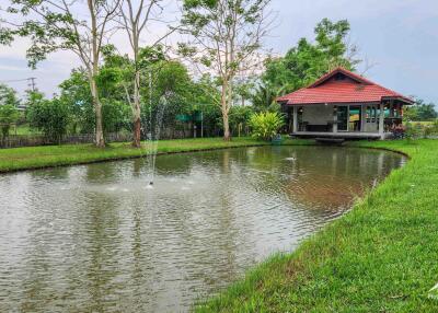 ขายบ้านริมทะเลสาบชนบท 5 ไร่ในดอยสะเก็ด