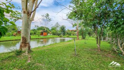 5 Rai Countryside Lake House For Sale In Doi Saket