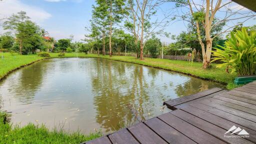 5 Rai Countryside Lake House For Sale In Doi Saket