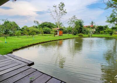 5 Rai Countryside Lake House For Sale In Doi Saket