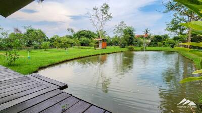 5 Rai Countryside Lake House For Sale In Doi Saket