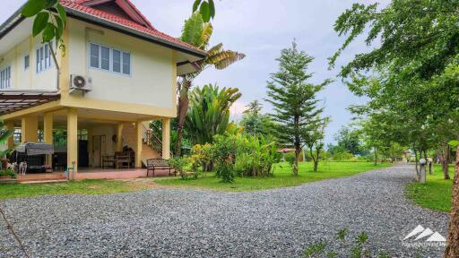 5 Rai Countryside Lake House For Sale In Doi Saket