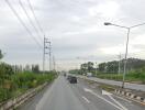 Street view with cars and traffic