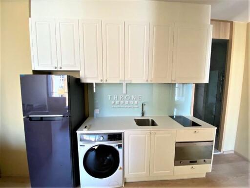 Modern kitchen with integrated appliances