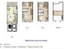 Floor plan of a multi-story house