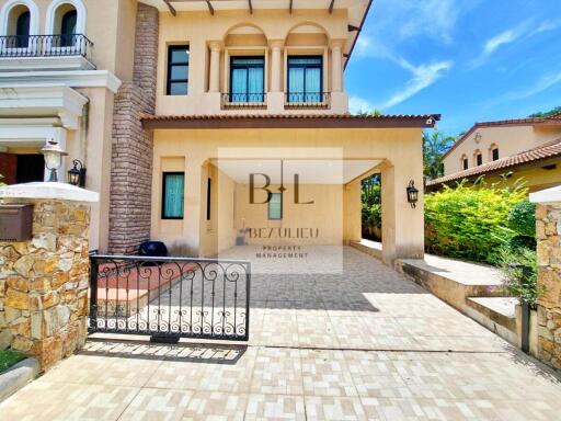 Front exterior of a house with driveway