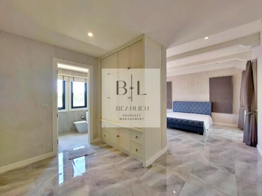 Spacious master bedroom with ensuite bathroom