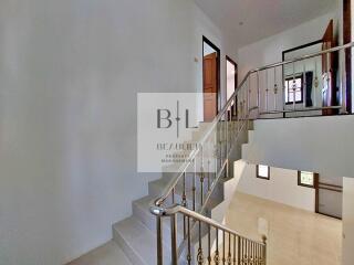 Staircase and hallway in a modern house