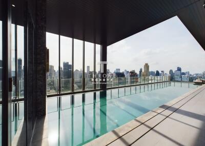 rooftop pool with city view