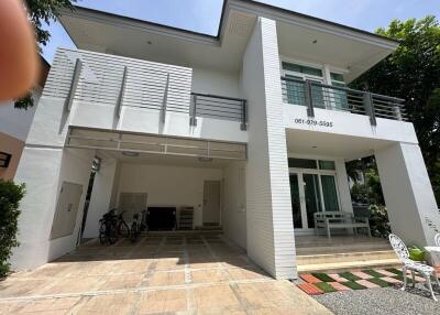 Two-story modern house exterior