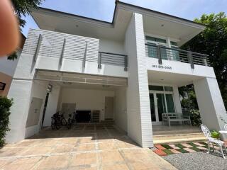 Two-story modern house exterior