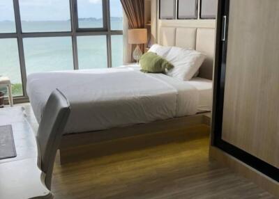 Bedroom with ocean view