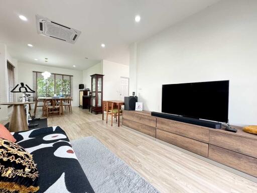 Spacious and modern living room with open design