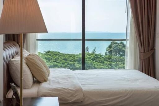 Bedroom with ocean view