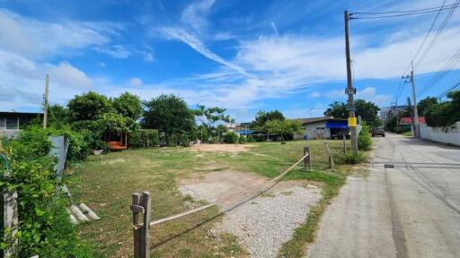 vacant lot with trees and clear sky