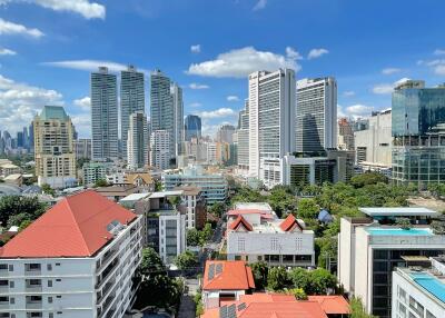 City view from high-rise building