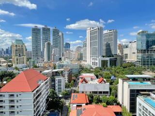 City view from high-rise building