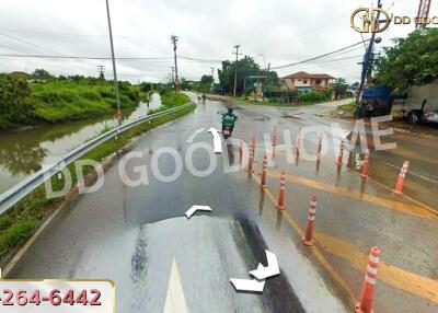 Flooded road