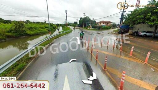 Flooded road