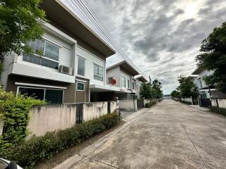 Exterior view of modern residential buildings