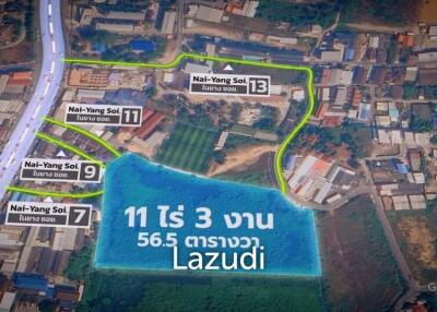 19,026 ตร.ม.ที่ดินสำหรับ ขายใน ไม้ขาว