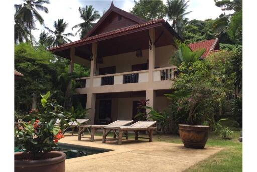 Thai Style house for rent in Lamai area