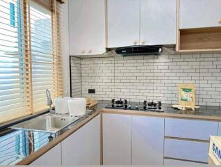 Modern kitchen with a sleek design