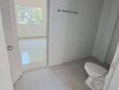 Bathroom interior with toilet