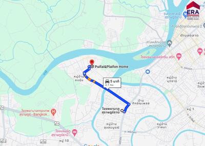 Map showing the location of the property in relation to surrounding landmarks and areas