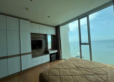 Bedroom with ocean view