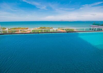 Infinity pool with ocean view