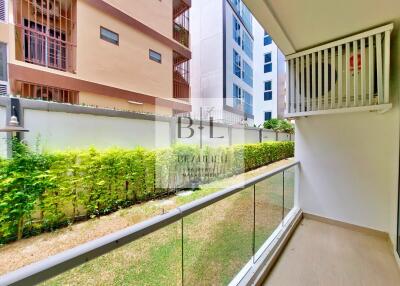 Balcony with garden view