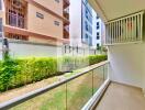 Balcony with garden view