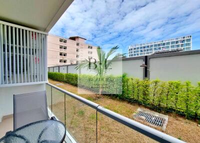 View from the balcony with exterior scenery