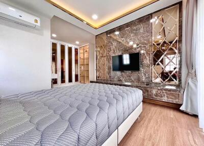 Modern bedroom with stylish design