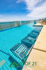 SALE Waters Edge Condo 1 Bedroom with Furniture and stunning seaview 70 Sqm A luxury Beachfront Condo in Na Jomtien / S-0843K