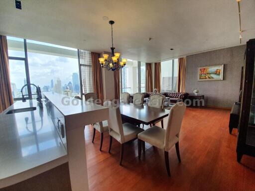 3 Bedrooms Duplex Condo with Terrace, The Sukhothai Residence, Sathorn