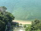 Scenic view of beach and sea