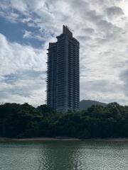 High-rise building near waterfront